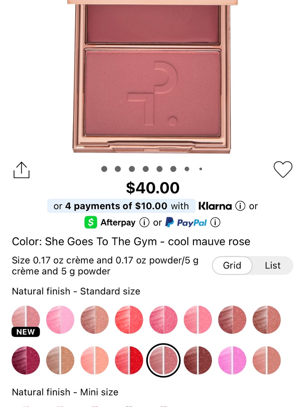 Patrick Ta Double-Take Crème & Powder Blush - She goes to the gym - Picture 4 of 4